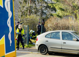 Podívejte se na zásah u požáru bytu v Černokostelecké  očima PMJ