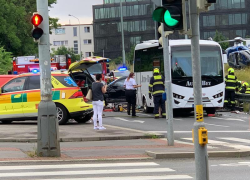 Policejní honička skončila nehodou