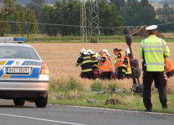 Vážná dopravní nehoda u Libiše