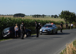 Policejní honička v u obce Libeř