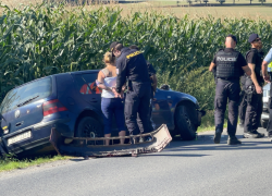 Policejní honička v u obce Libeř