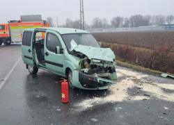 Nehoda na obchvatu Opavy, při které se zranili tři lidé