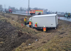 Nehoda na obchvatu Opavy, při které se zranili tři lidé