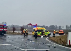 Nehoda na obchvatu Opavy, při které se zranili tři lidé