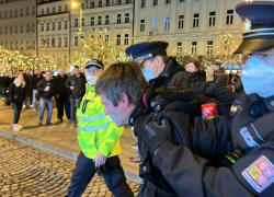 Muž neuposlechl výzvy policistů na Václavském náměstí