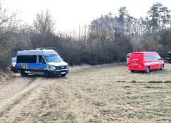 Požár chatku zničil. Uvnitř hasiči nalezli dvě osoby