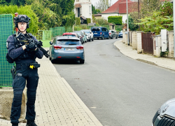 Policisté na místě činu