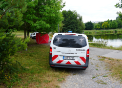 Policisté na místě činu