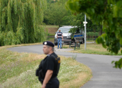 Policisté na místě činu