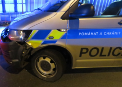 policejní honička v Hradci Králové