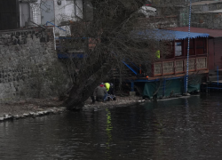 Oběšenec na Slovanském ostrově