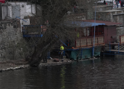 Oběšenec na Slovanském ostrově